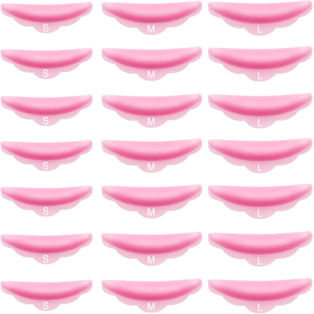 Hicarer pink pad storage keeps silicone lash lift pads organized after use.