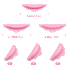 Hicarer lash lift rods large pink for more pronounced curl.