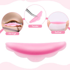 Hicarer lash lift rods small pink to tailor gentle curl at lash roots.
