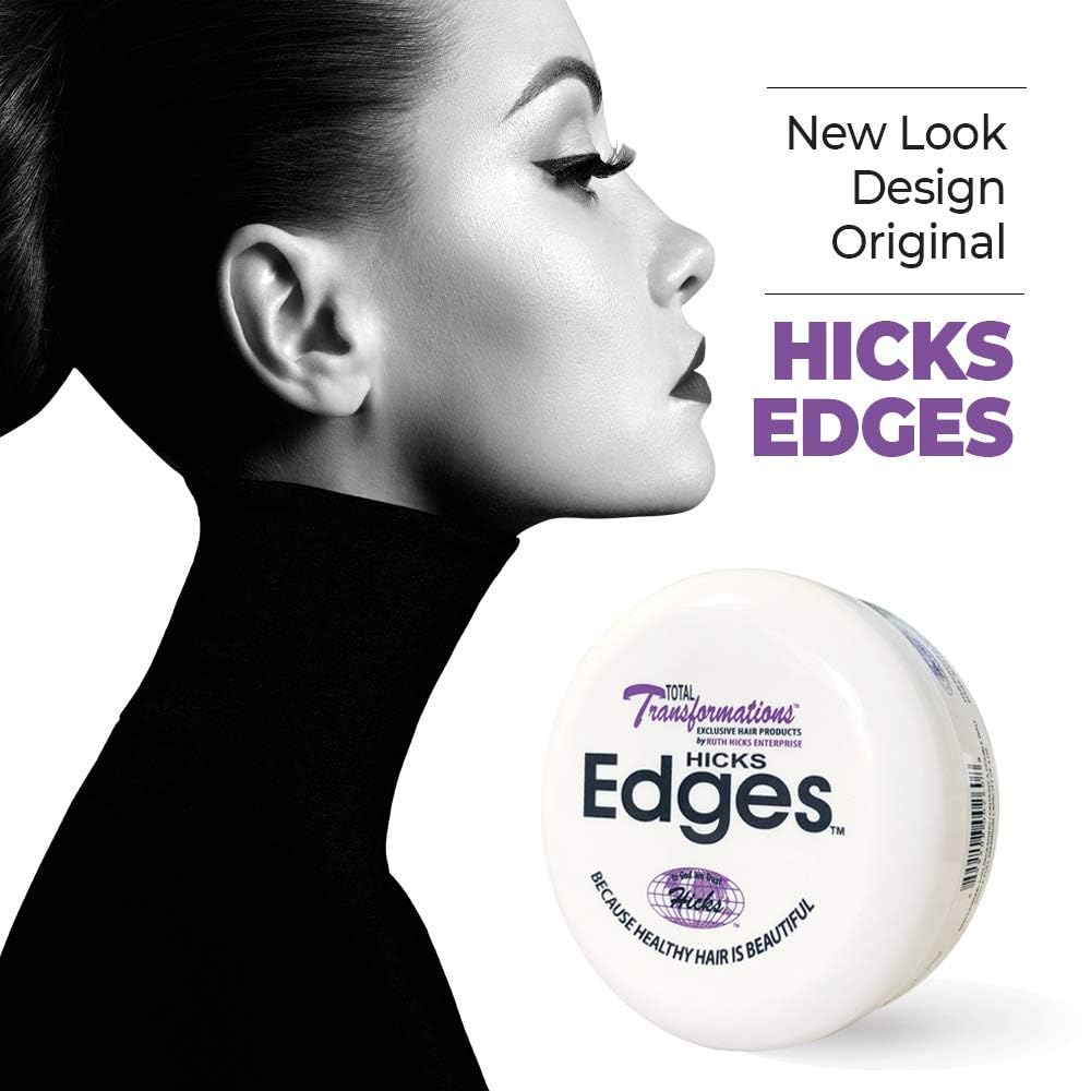 Hicks Total Transformations Edges Styling Gel yields a high shine on tapered cuts.