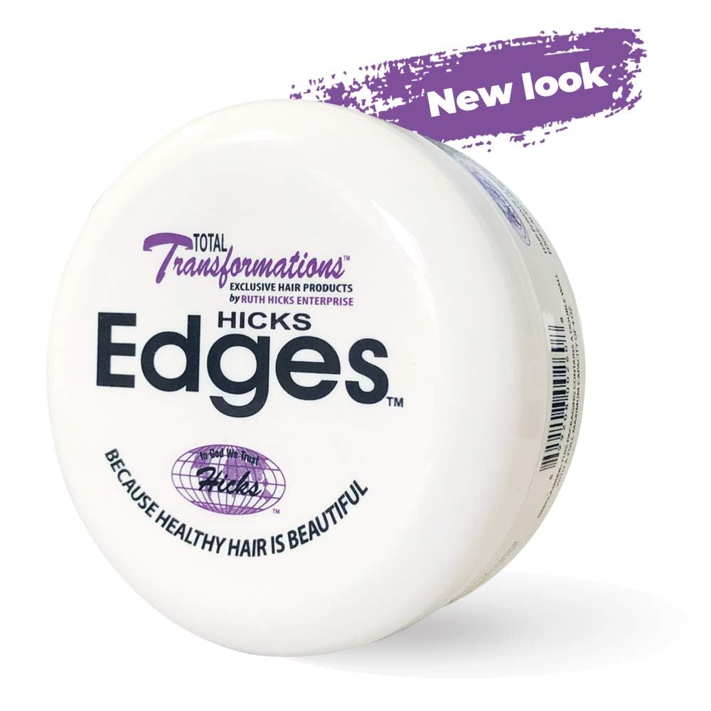 Hicks Edges Styling Gel helps tame the nape area for clean edges.