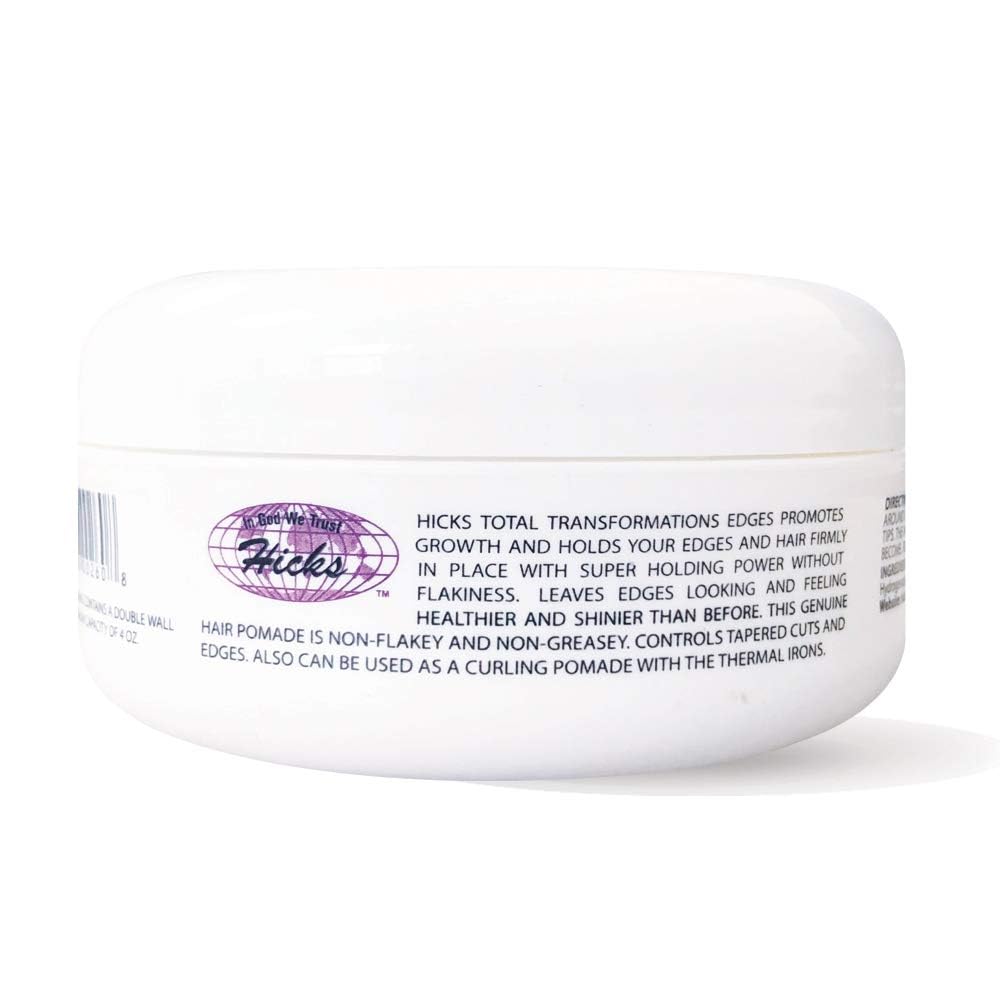 Hicks Total Transformations Edges Styling Gel application on edges smooths with a precise, controlled finish.