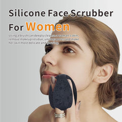 HIEERBUS silicone face scrubber massage action for soothing skin while cleansing