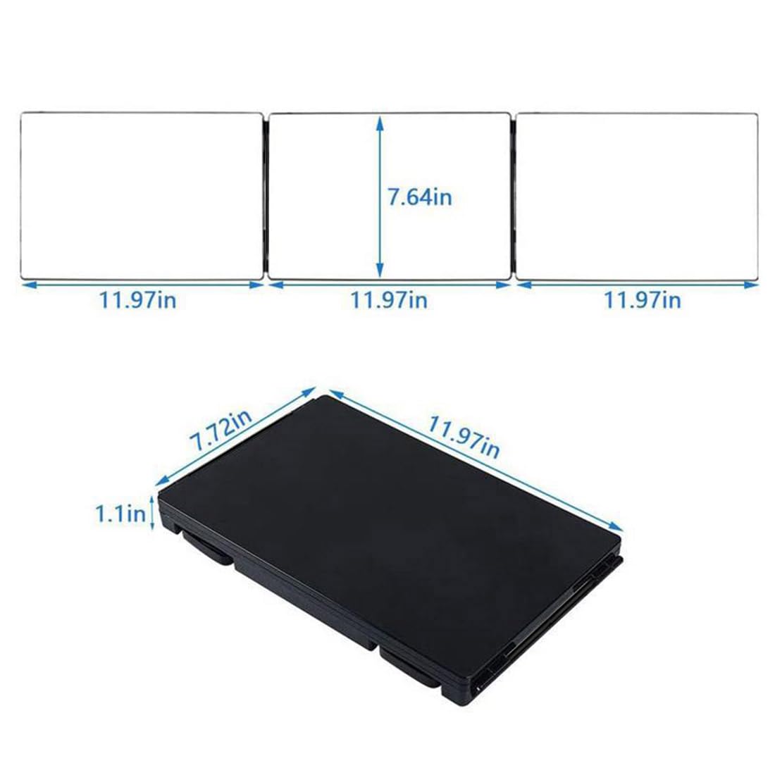 HIEEY 5x magnification mirror highlights details for precise work.