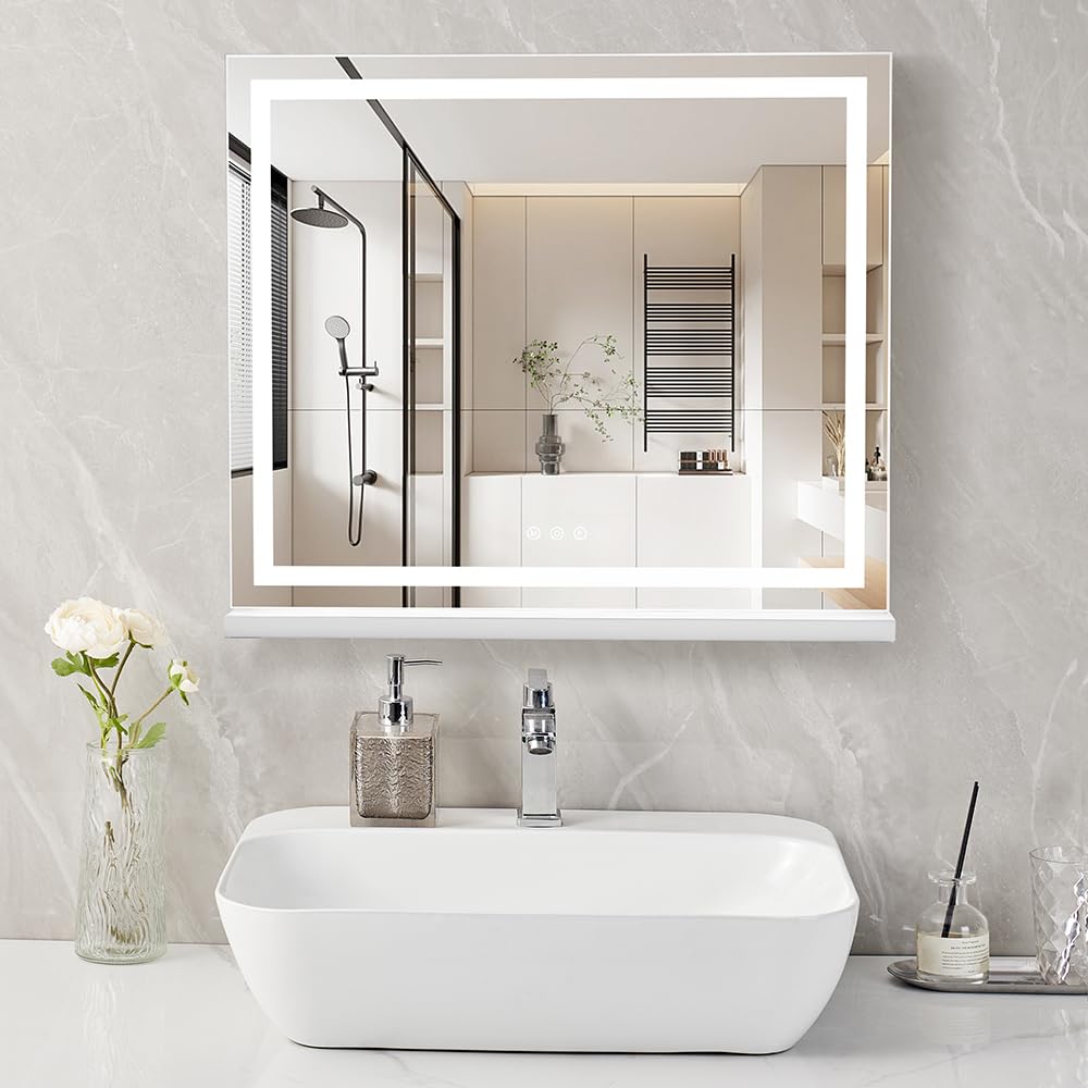 HIEEY vanity mirror wall mount with screws for secure installation