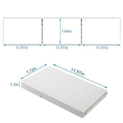 HIEEY tri-fold mirror in 180° swivel view for hairstyling prep.