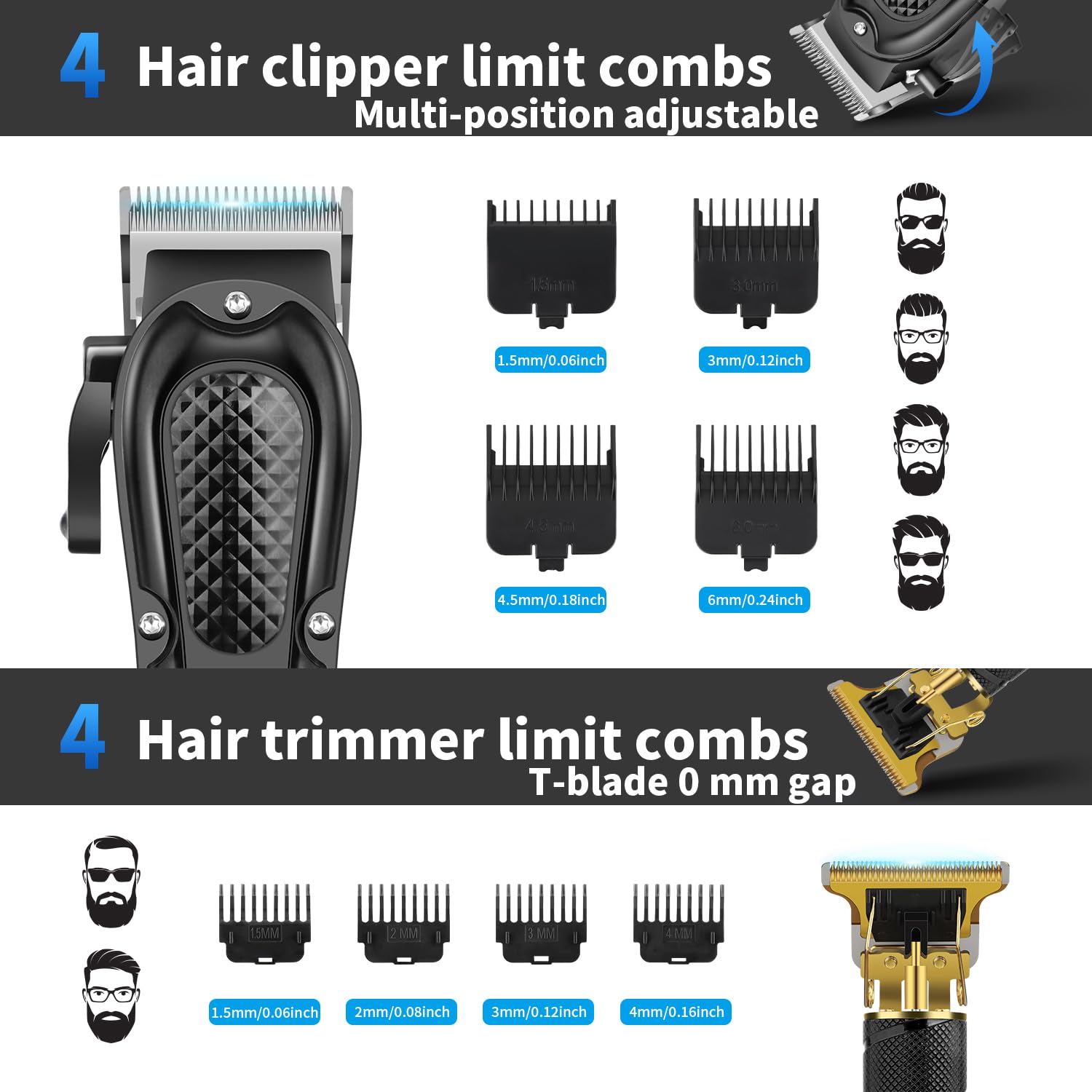 HIENA PRO beard trimmer small trimmer for precise shaping.