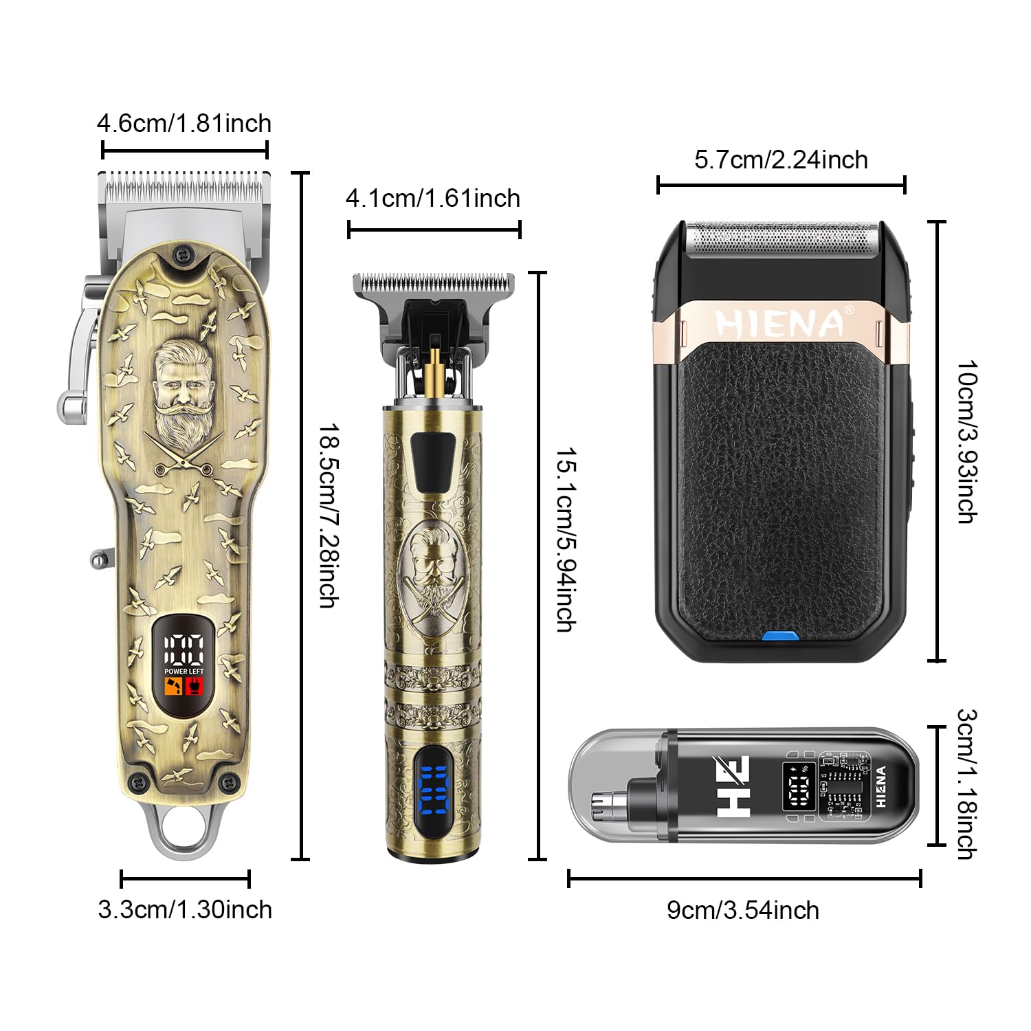 HIENA PRO gift-box presentation suggests ready-to-gift grooming kit