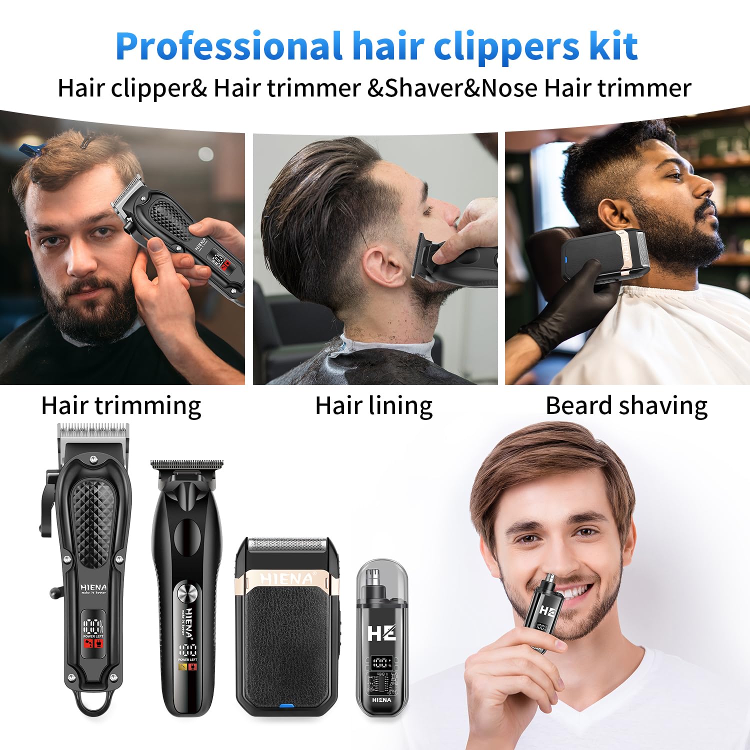 HIENA PRO guide comb 4-5mm for balanced fades and bulk trimming