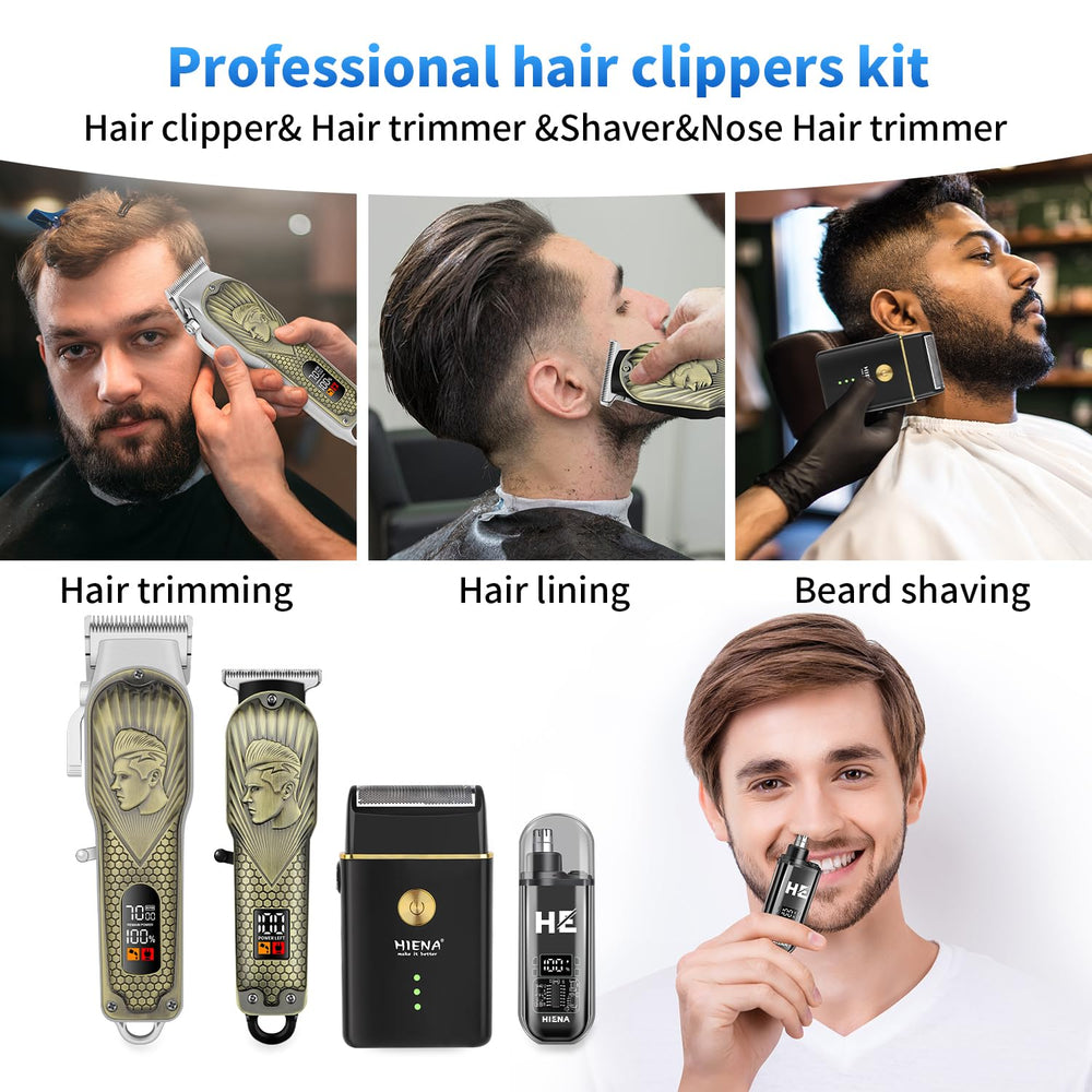 HIENA PRO nose trimmer precision tool for quick nose grooming.