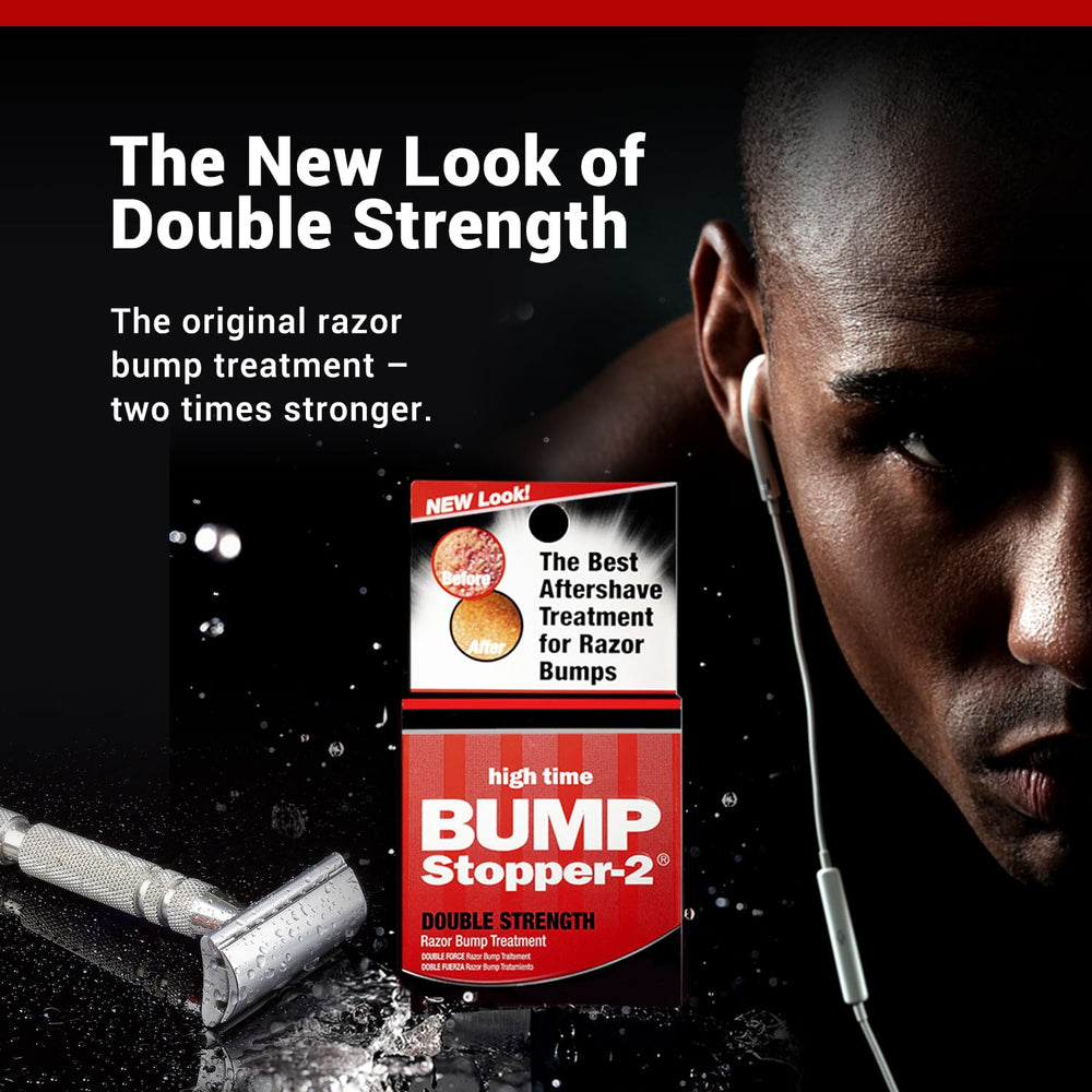 High Time Bump Stopper 2 bottle pours drops for precise application.