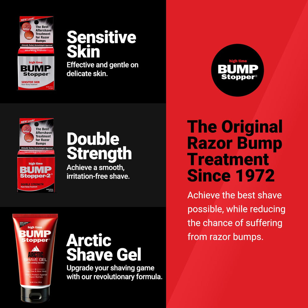 High Time Bump Stopper Sensitivo aprobado por dermatólogos para cuidado sensible