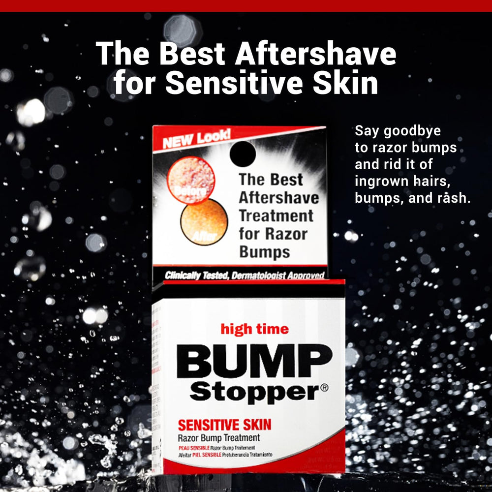 Textura cremosa de High Time Bump Stopper Sensitivo para aplicación localizada