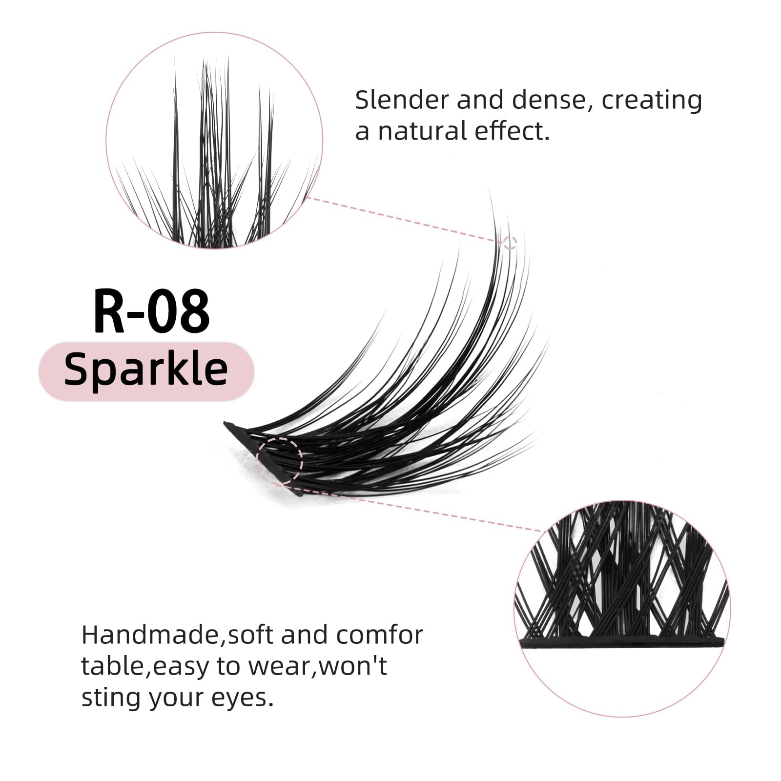 Higu clace lash applicator tweezers enabling precise, mess-free cluster placement.