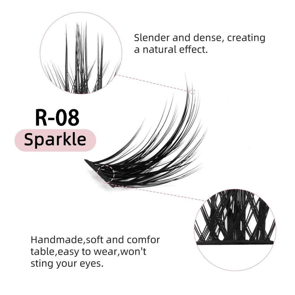 Higu clace lash applicator tweezers enabling precise, mess-free cluster placement.