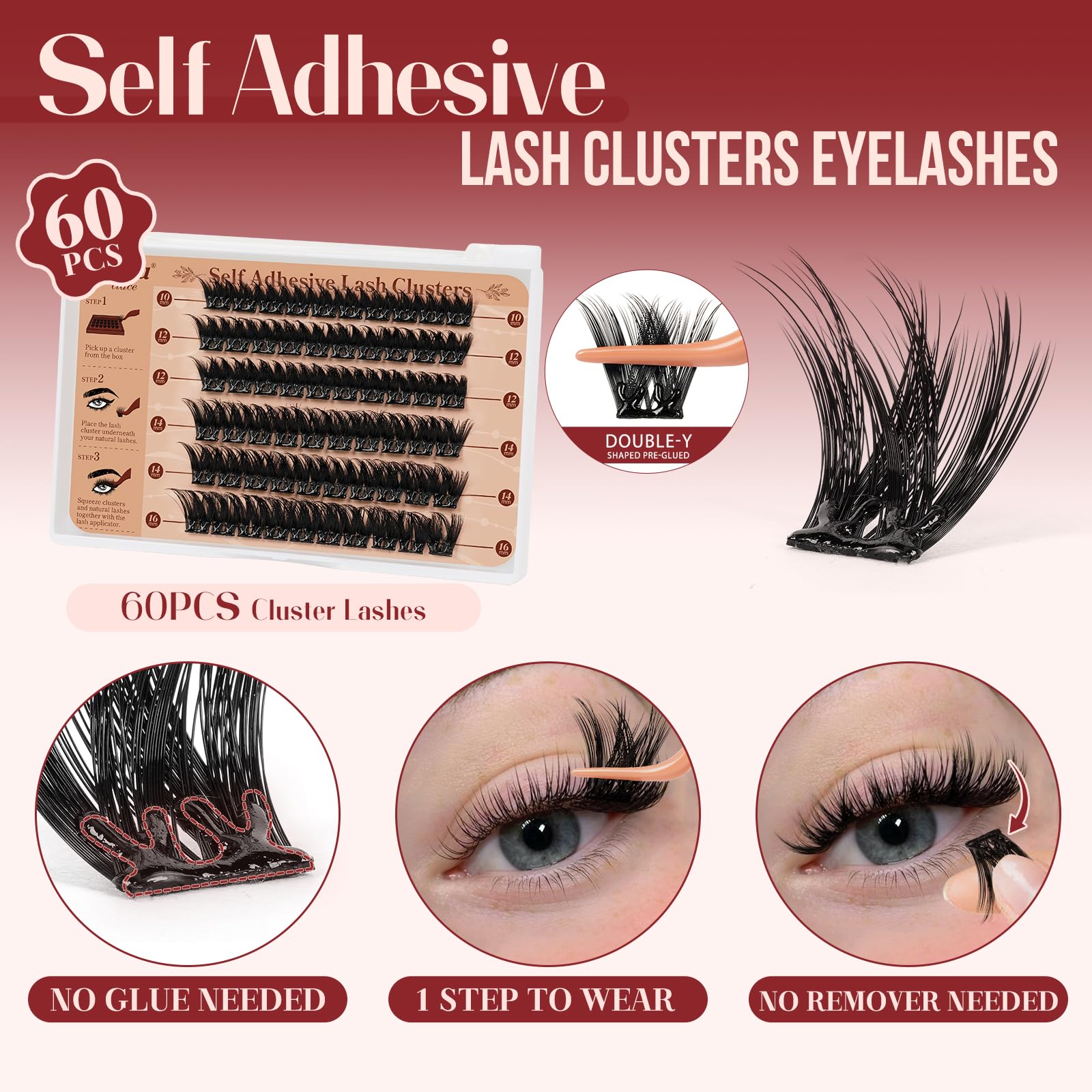 Higu Clace lash cluster tweezer for precise placement and flawless results.