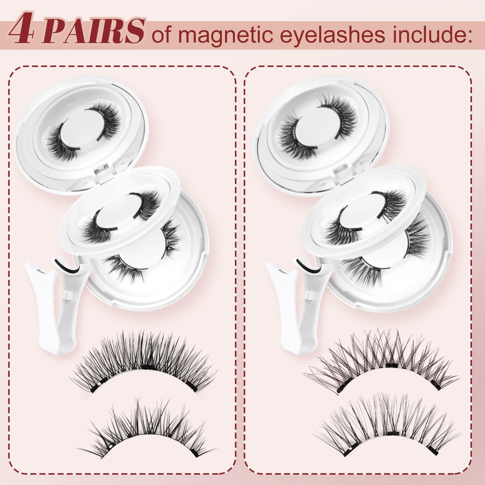 Higu clace magnetic applicator tools simplify lining up lashes precisely