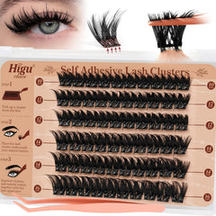 Higu Clace 60pcs lashes with mixed lengths for customizable eye definition and easy party-ready looks.
