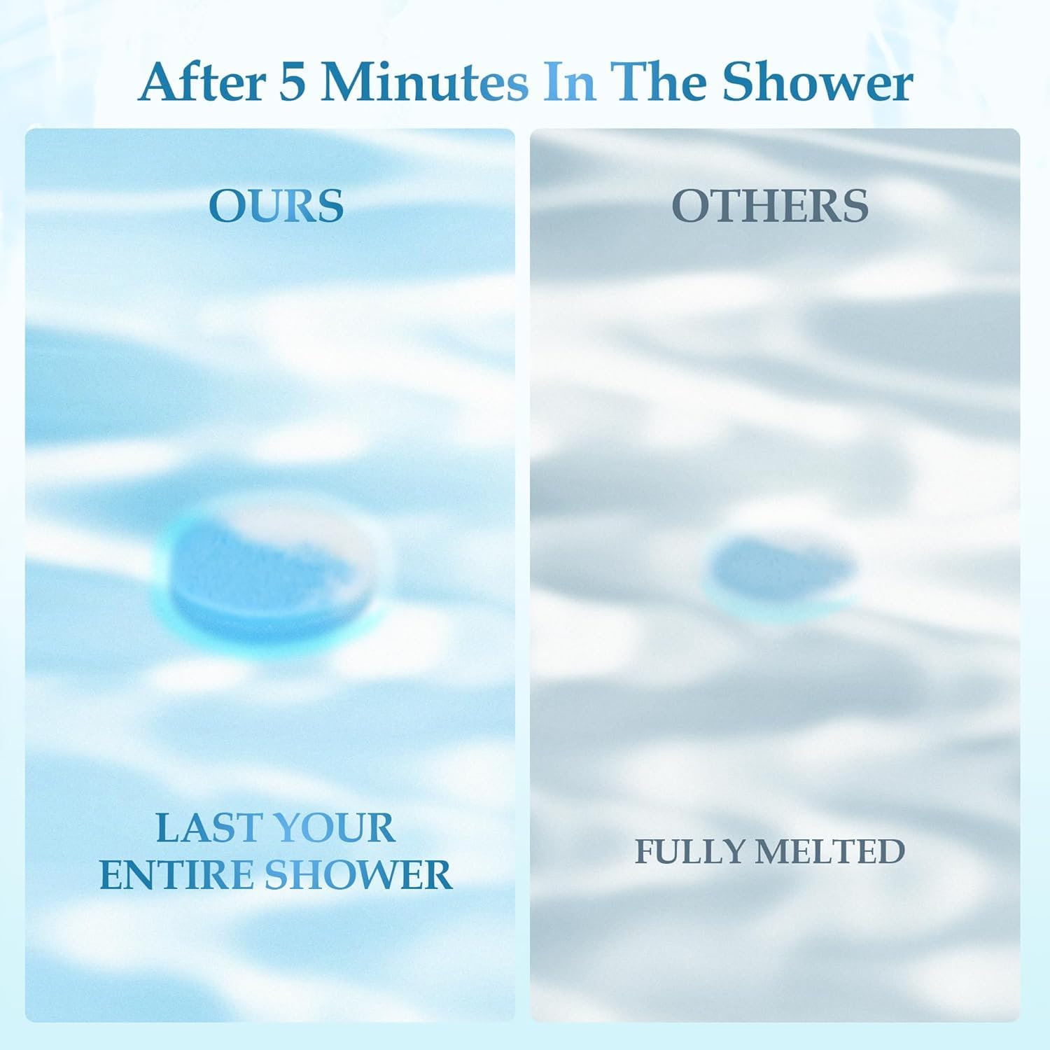 HiHas rose shower steamer—romantic floral aroma enhances spa-at-home moments.