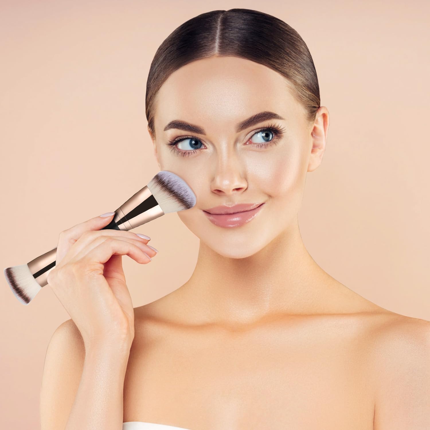 Hilareco PHOERA premium brush set soft bristles apply makeup evenly with no shedding