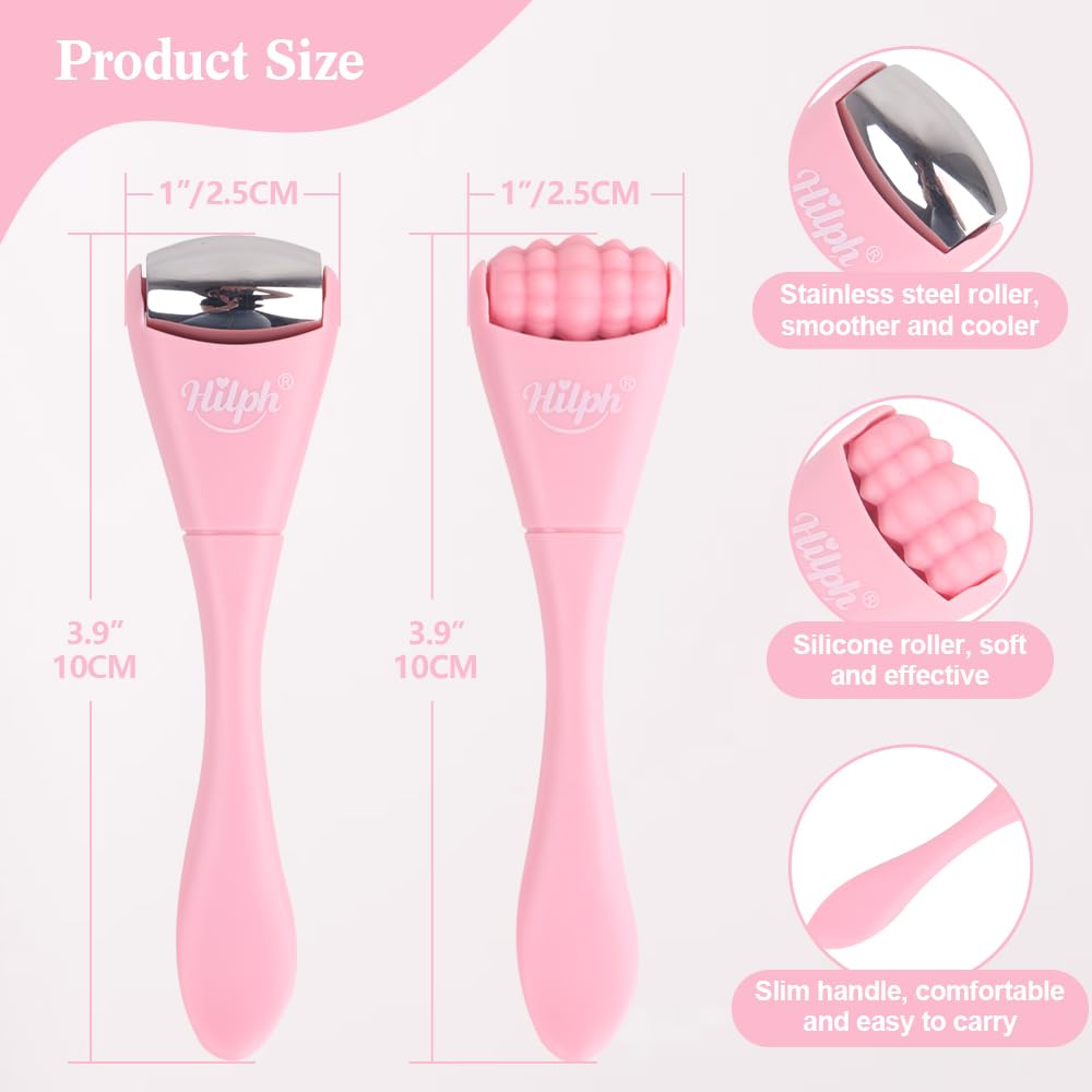 Hilph mini ice roller is compact and travel-friendly for on-the-go uses.