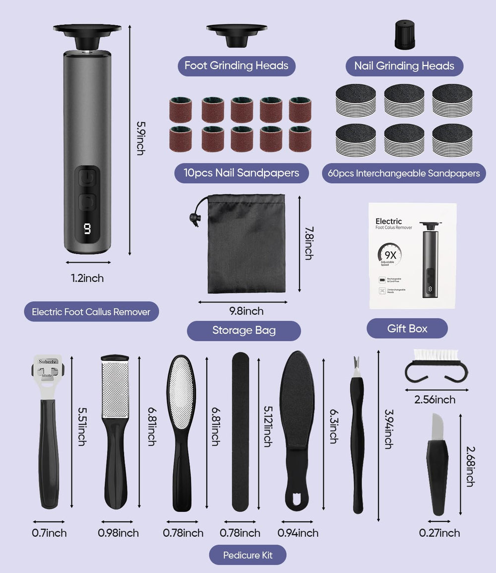 HILUDEER portable foot care device ideal for travelers and gym-goers