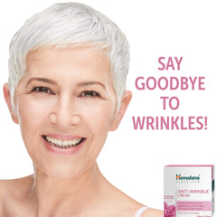 Himalaya Anti-Wrinkle Cream texture swatch reveals rich, non-greasy hydration.