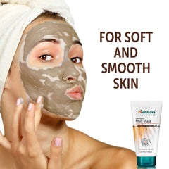 Himalaya Clarifying Mud Mask walnut exfoliation for smoother pores.