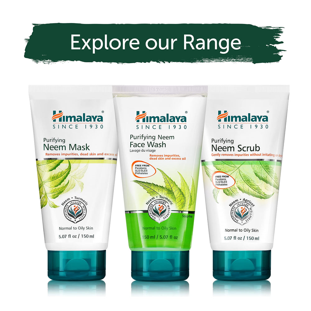 Himalaya exfoliante purificante envase de 150 ml para uso práctico