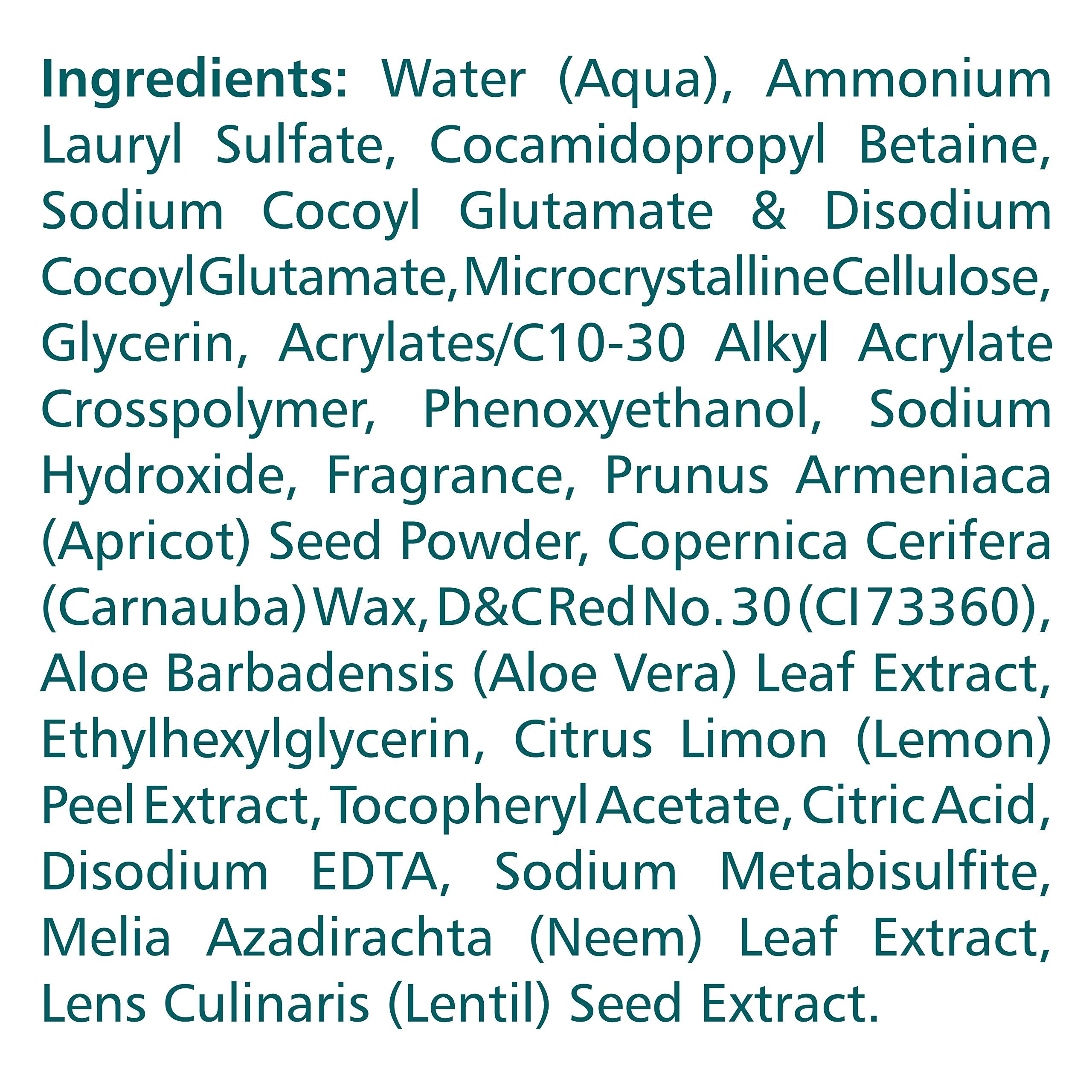 Himalaya Gentle Exfoliating Face Wash aloe vera soothing texture close-up.