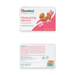 Himalaya almond bar closeup emphasizes rose infusion for gentle fragrance