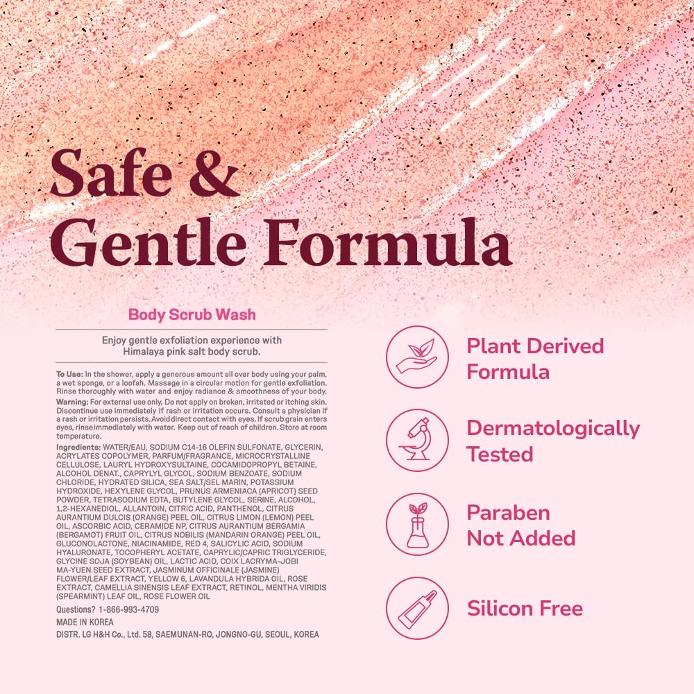 HIMALAYA PINKSALT derm-tested label indicating safe formula for all skin types.