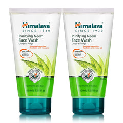Himalaya Purifying Neem Face Wash two-pack front bottles for daily cleanse and oil control