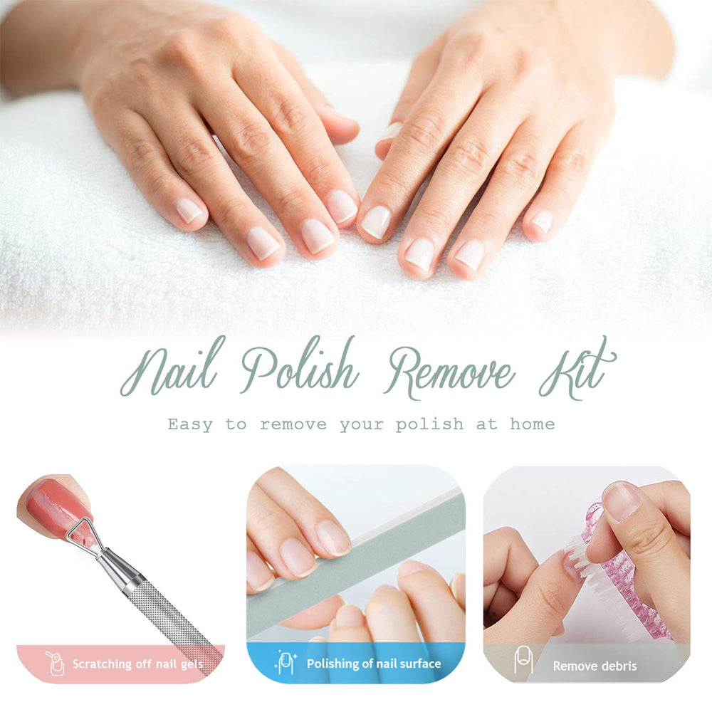 HiMo nail files and buffer blocks with separators for smooth shaping.