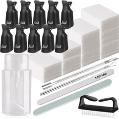 HiMo nail polish gel remover clip set with secure fit for quick color changes