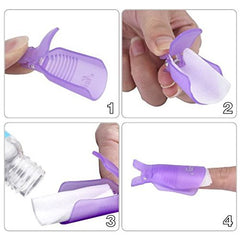 HiMo clips reutilizables para manicura en casa o profesional.