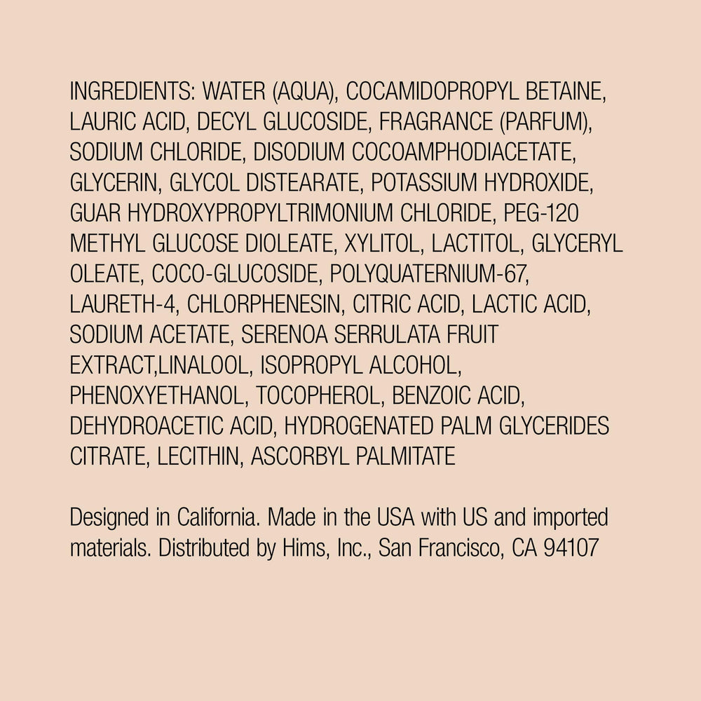 Product in use with smooth, fuller-looking hair after styling.
