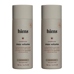 Hims Max Volume Conditioner bottle showcases lightweight formula for fuller-looking hair.