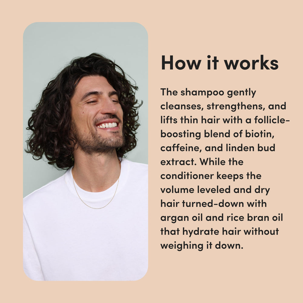 Hims Max Volume Set box; ready-to-use duo for daily grooming