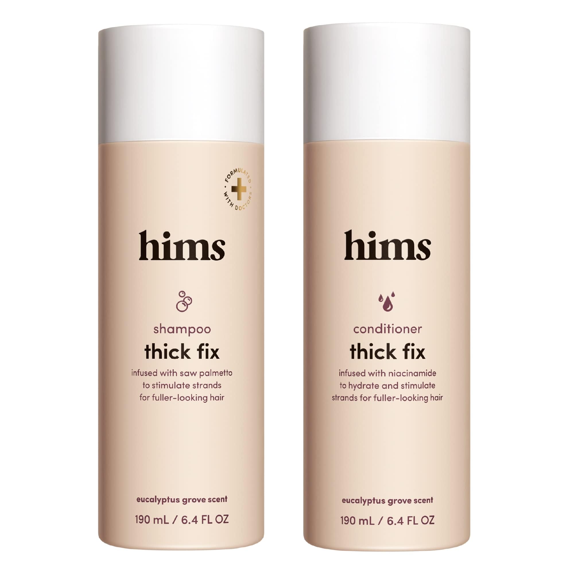 hims Thick Fix shampoo bottle front for daily scalp cleansing