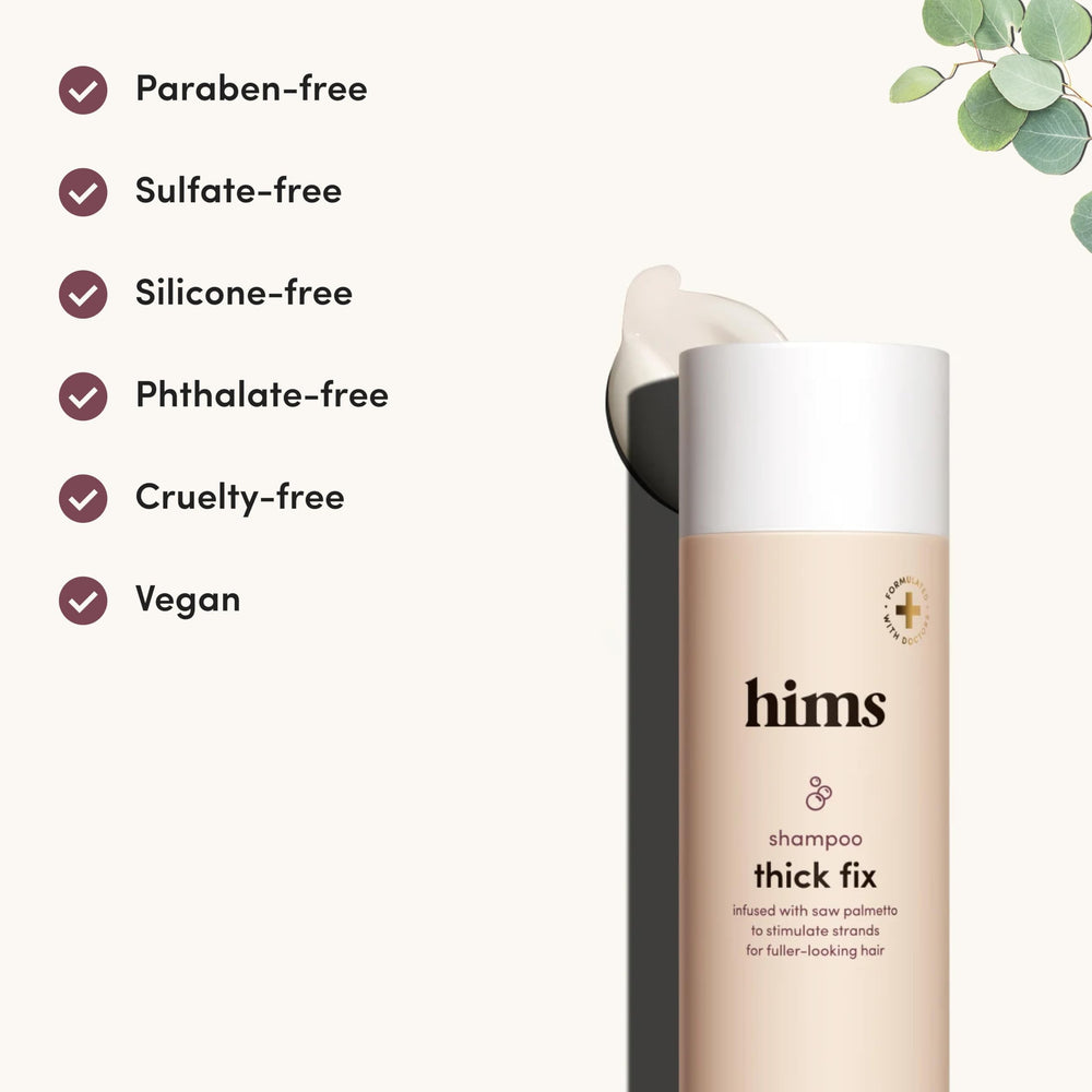 hims Thick Fix Shampoo vegan cruelty-free logo and safe ingredients