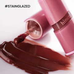 HINCE Raw Glow Lip Tint hydration swatch demonstrates long-lasting comfort