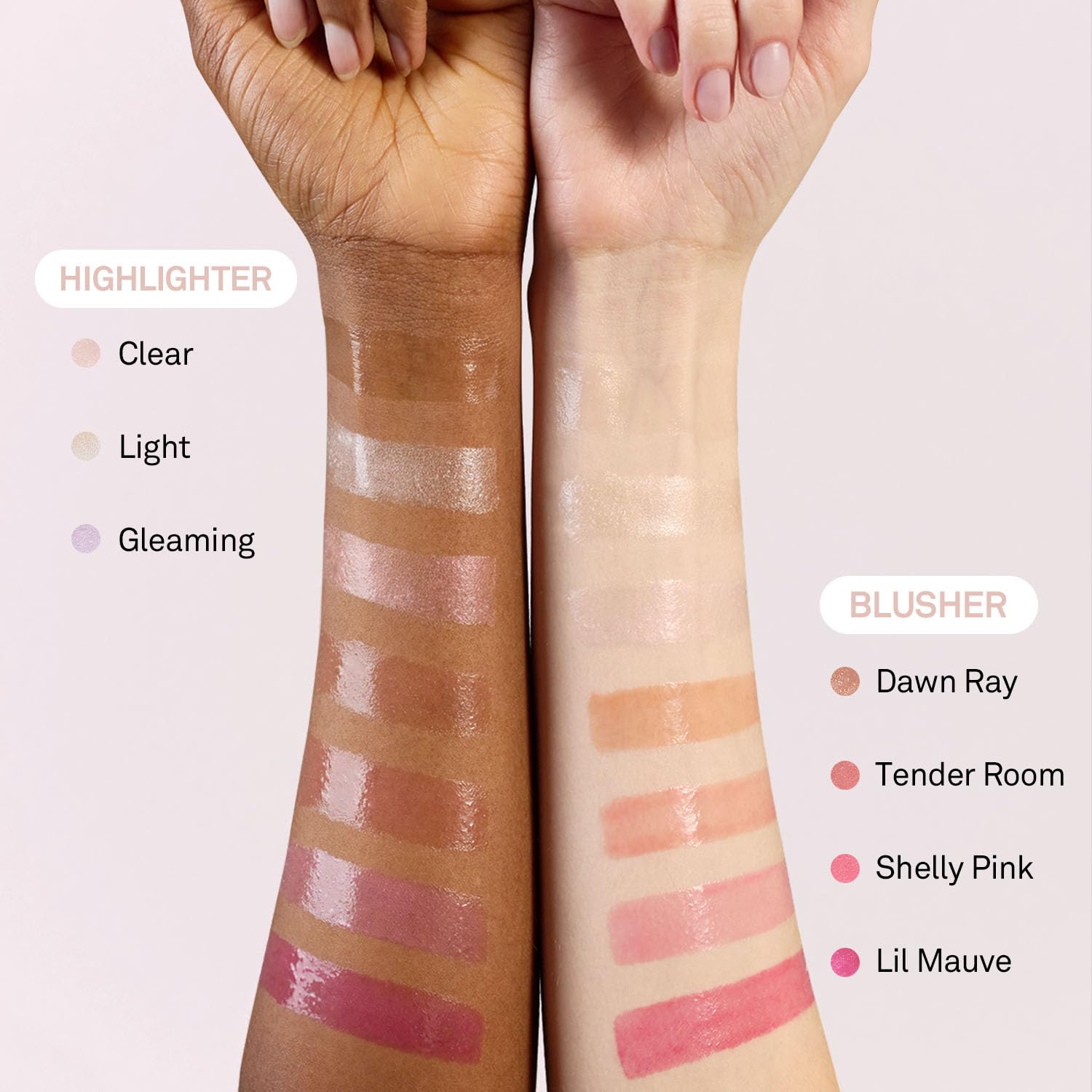 HINCE radiance balm glow on lips for coordinated look