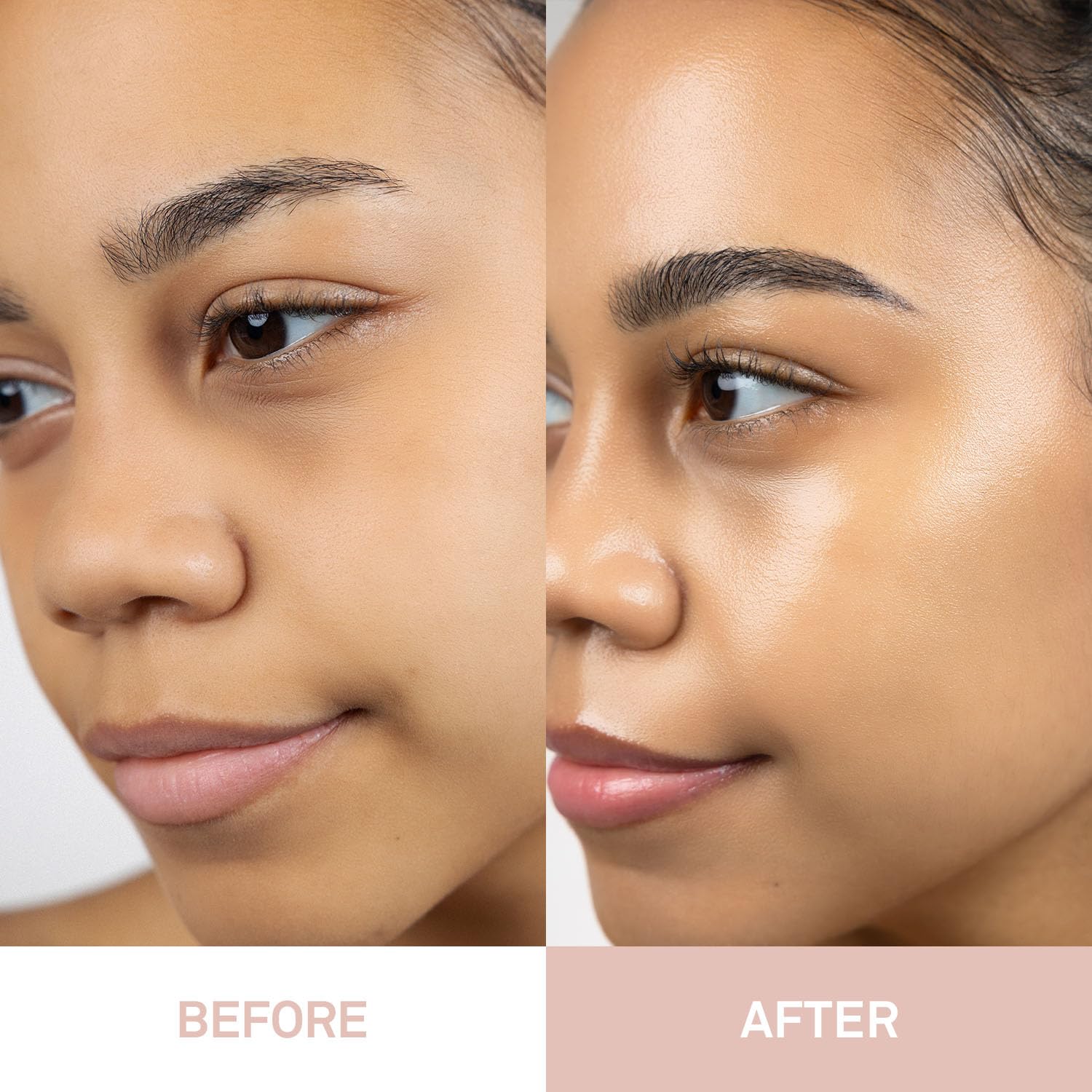HINCE multi-use balm as blush and highlighter for cohesive look