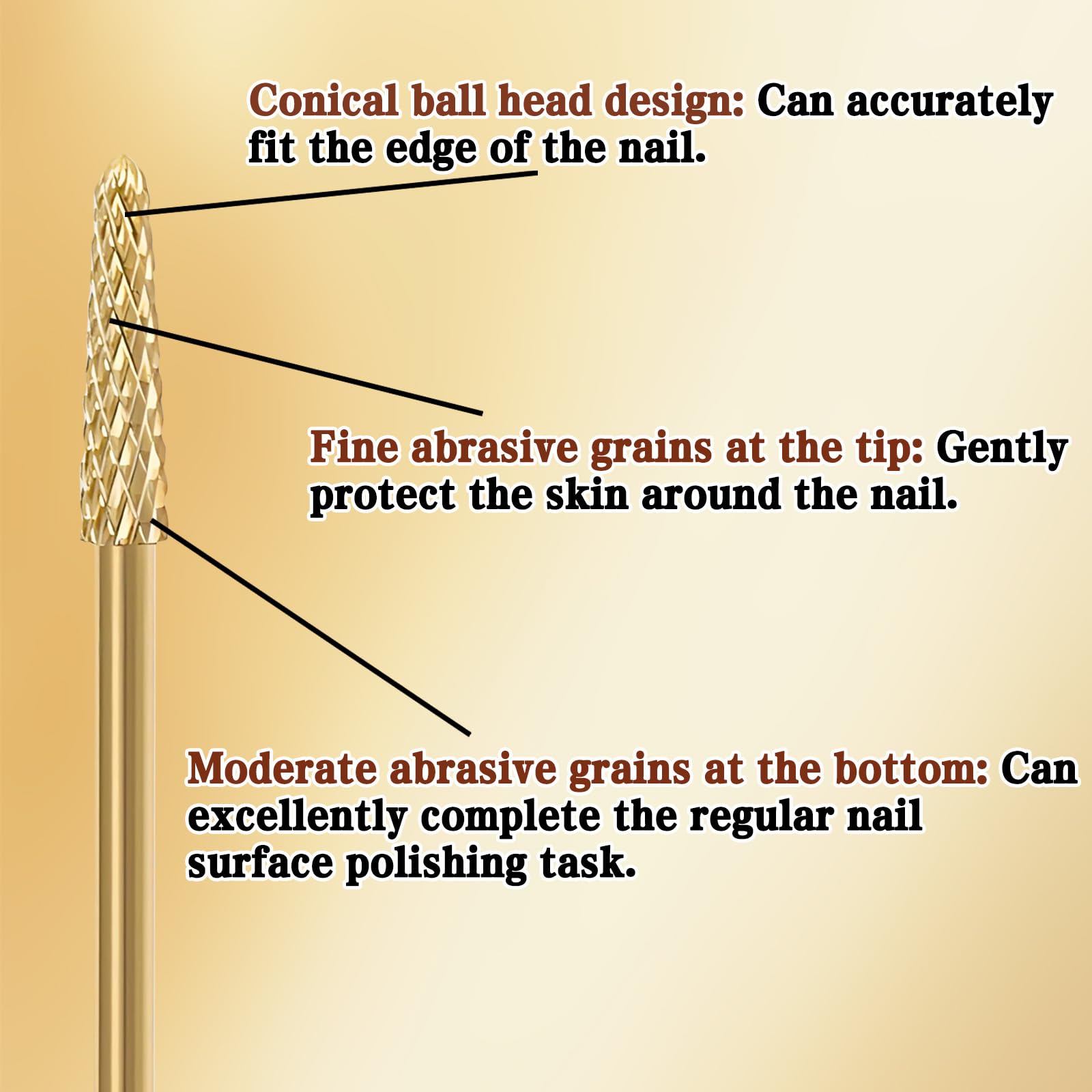 HINGTAI gel remover drill bit focuses on gentle cuticle stripping