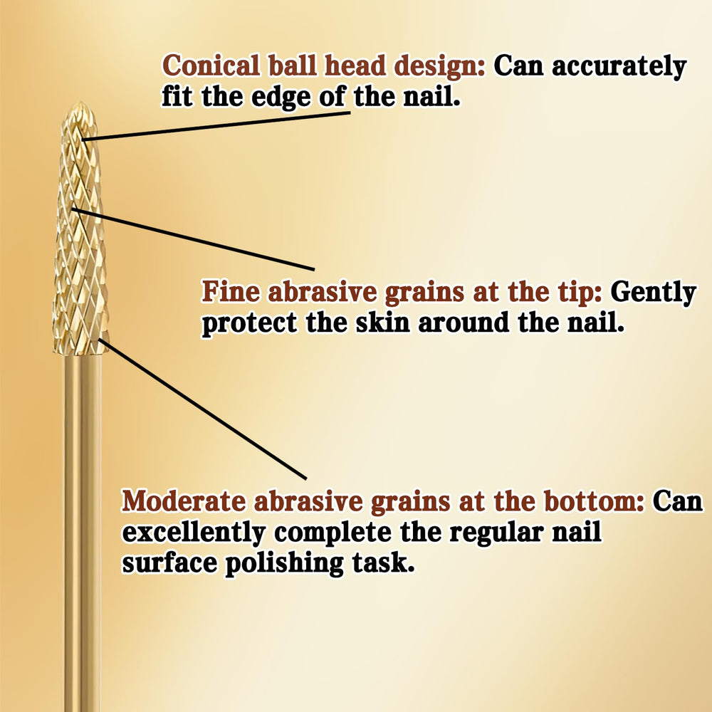 HINGTAI gel remover drill bit focuses on gentle cuticle stripping
