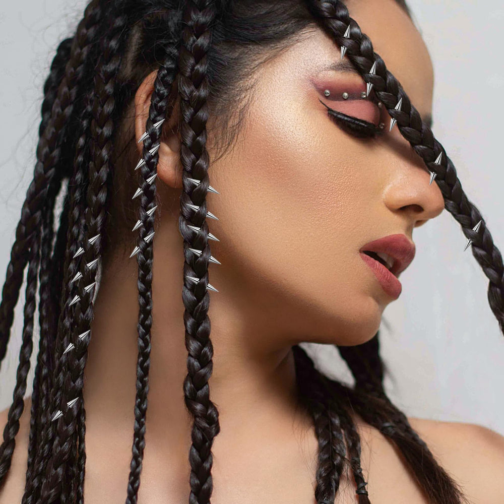 HINGTAI goth hair clips complement punk fashion and edgy looks
