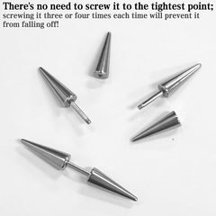 HINGTAI goth hair clips strong grip design for secure all-day wear