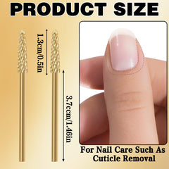 HINGTAI nail drill bit gold tungsten demonstrates durable, long-life performance