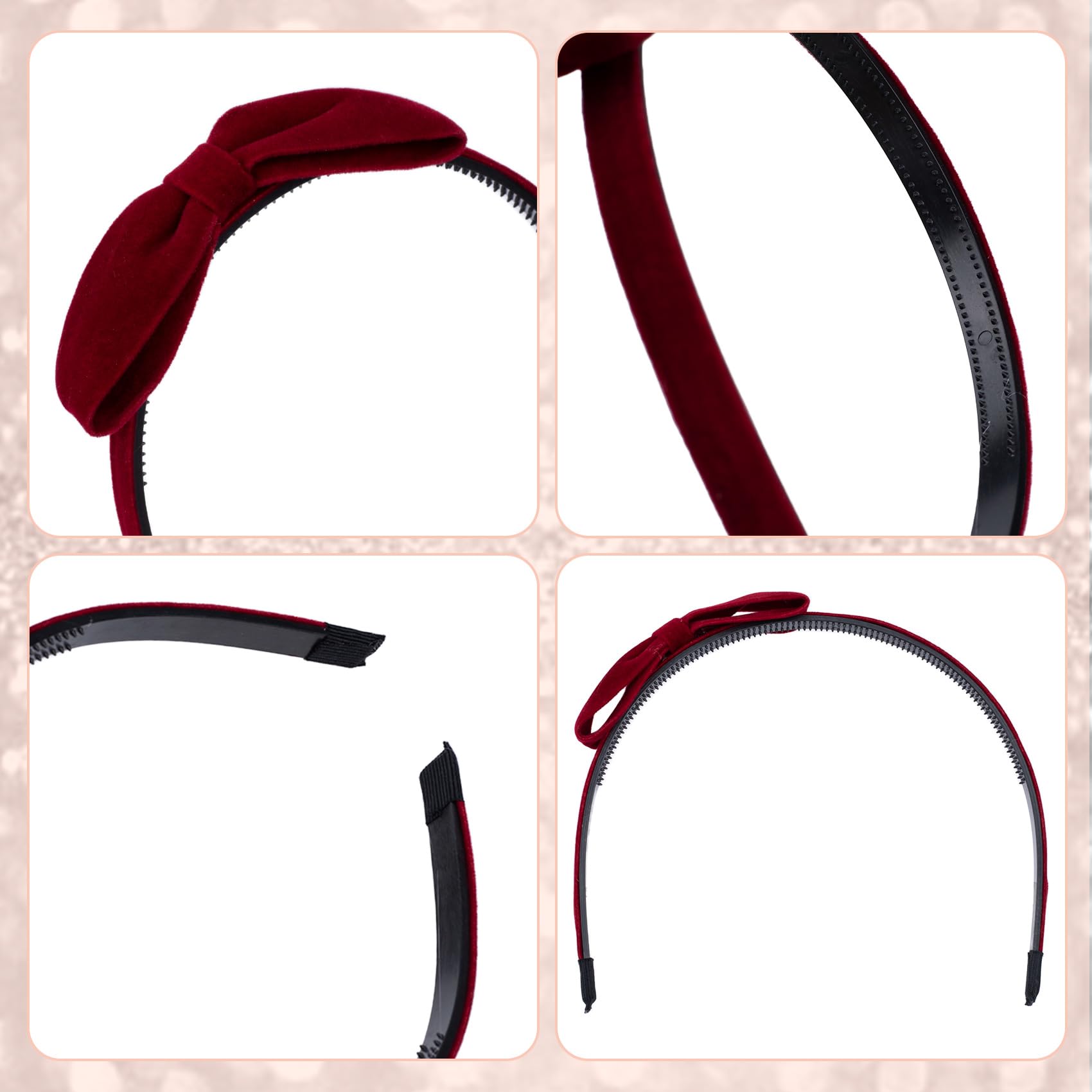 HINZIC headband diameter 4.21 inches fits most heads comfortably during events